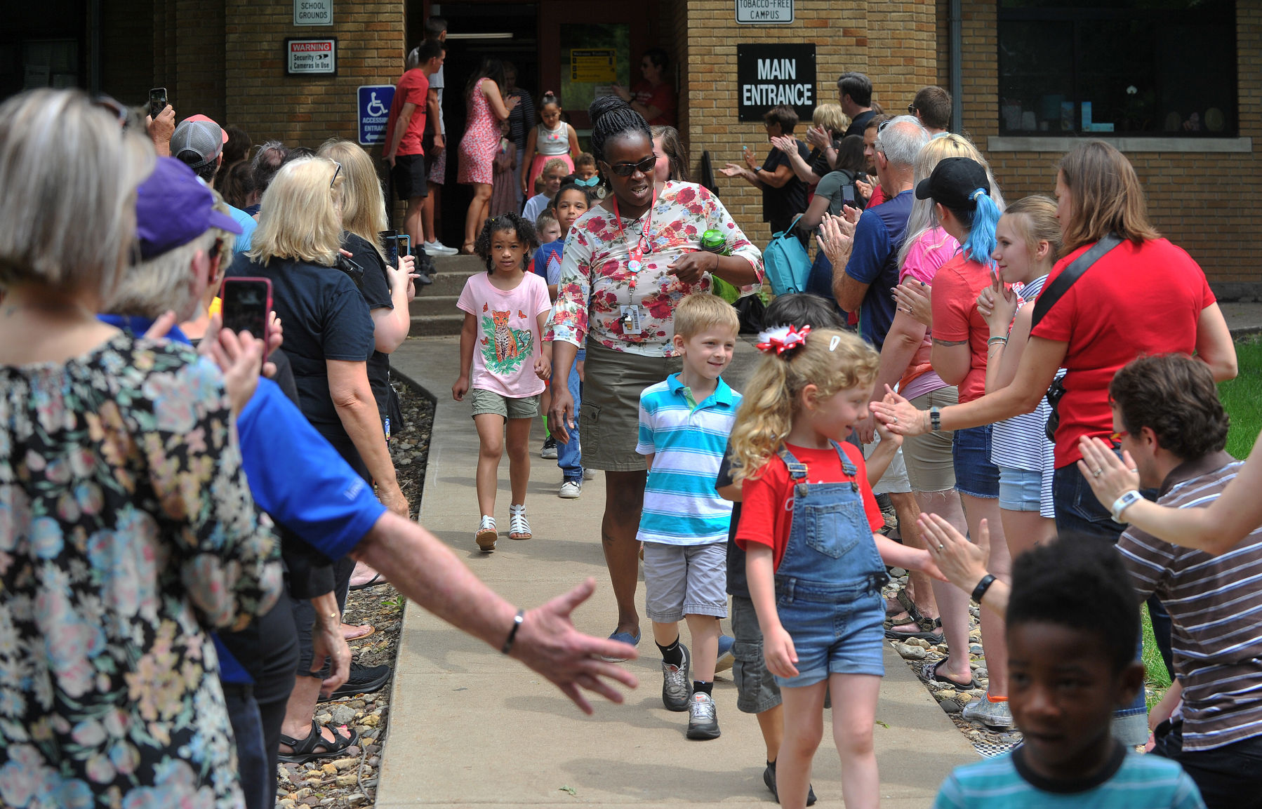 Last day of school for Thomas Jefferson Elementary in Bettendorf.